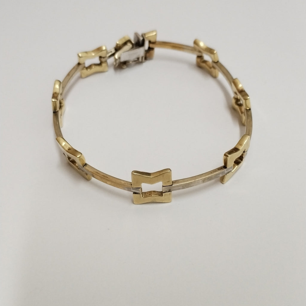 PULSERA ORO, ORO COMBINADO 14 K 10.8 GRMS (SEMINUEVO)