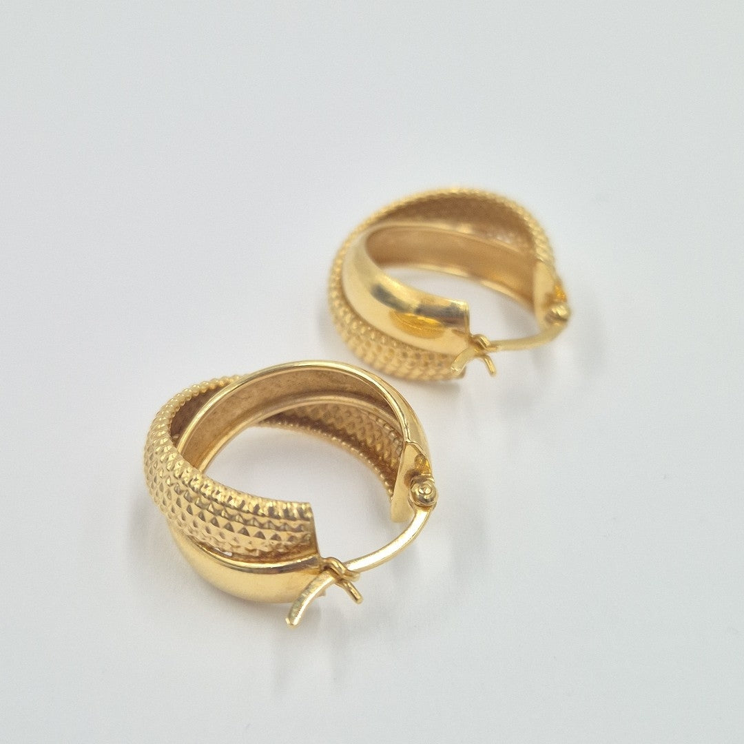 ARRACADAS PAR ORO 14 K 3,30 GRMS (SEMINUEVO)