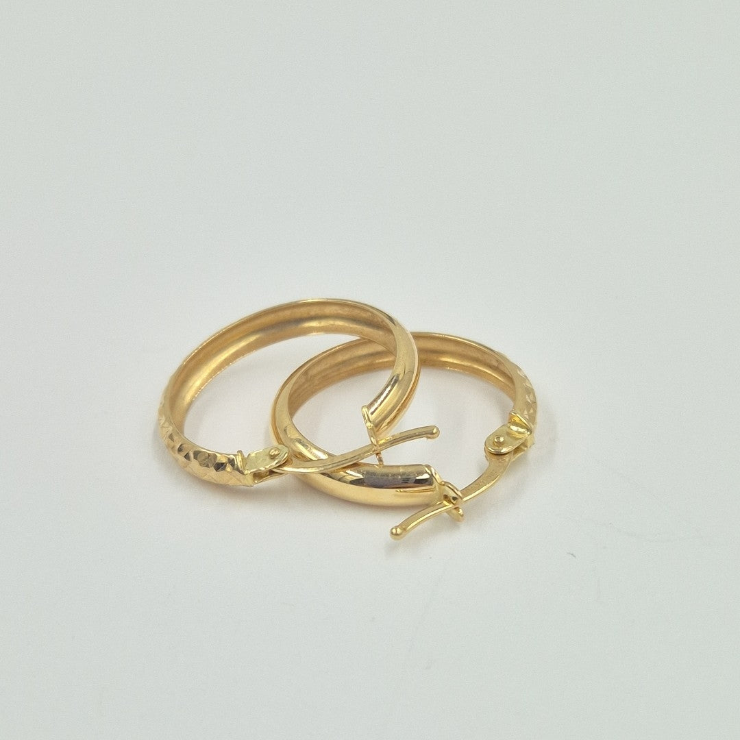 ARRACADAS PAR ORO 14 K 1,40 GRMS (SEMINUEVO)