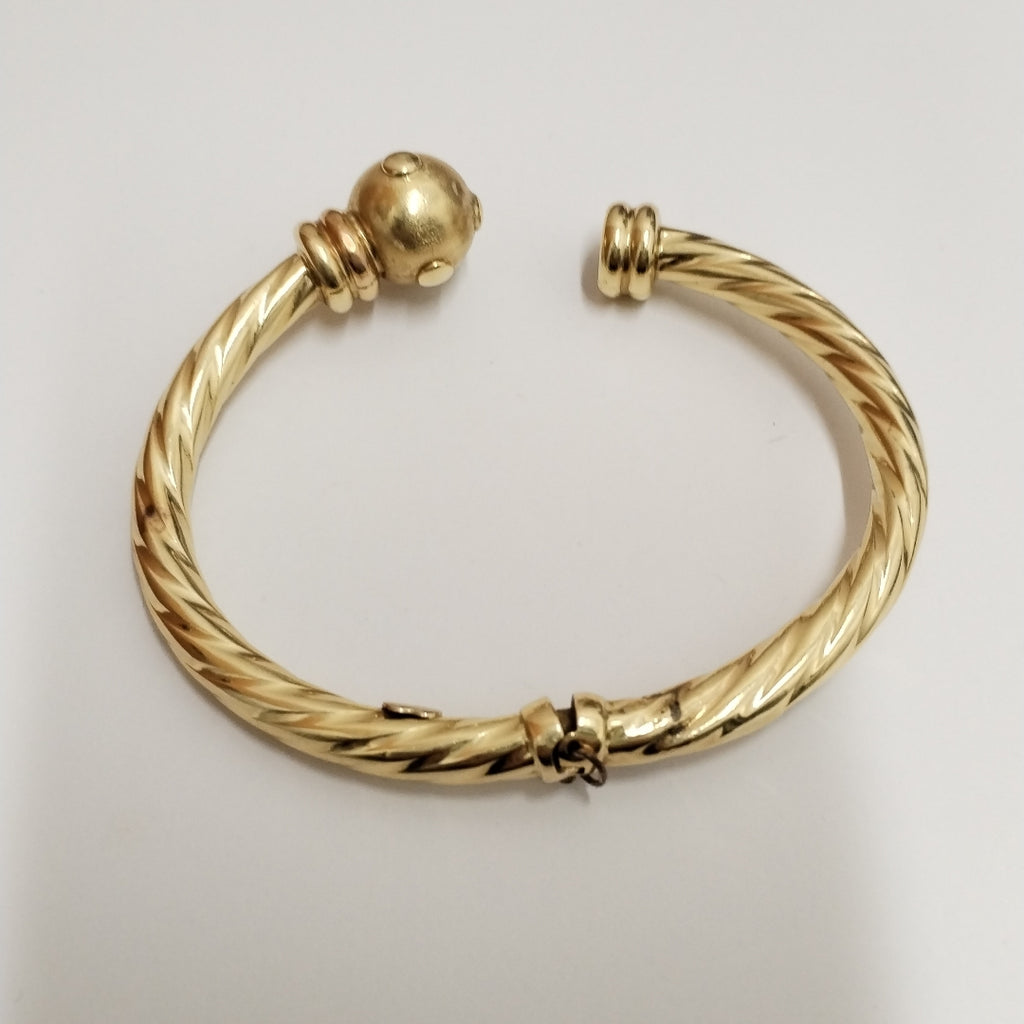 PULSERA RIGIDA ORO 14 K 13.6 GRMS (SEMINUEVO)