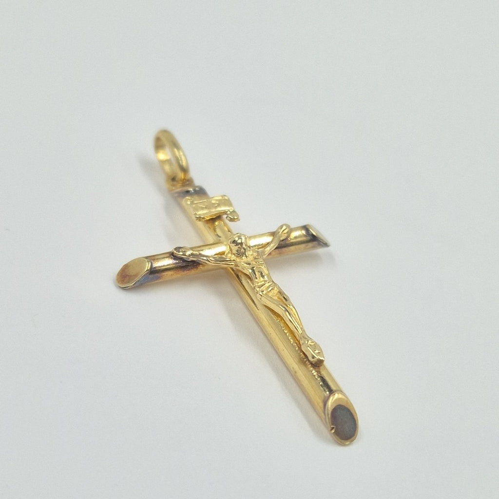 CRUCIFIJO ORO 14 K 2,30 GRMS (SEMINUEVO)