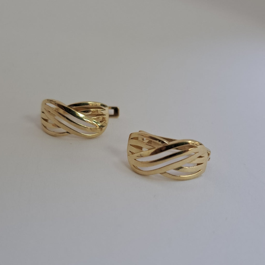ARRACADAS PAR ORO 14 K 3,70 GRMS (SEMINUEVO)