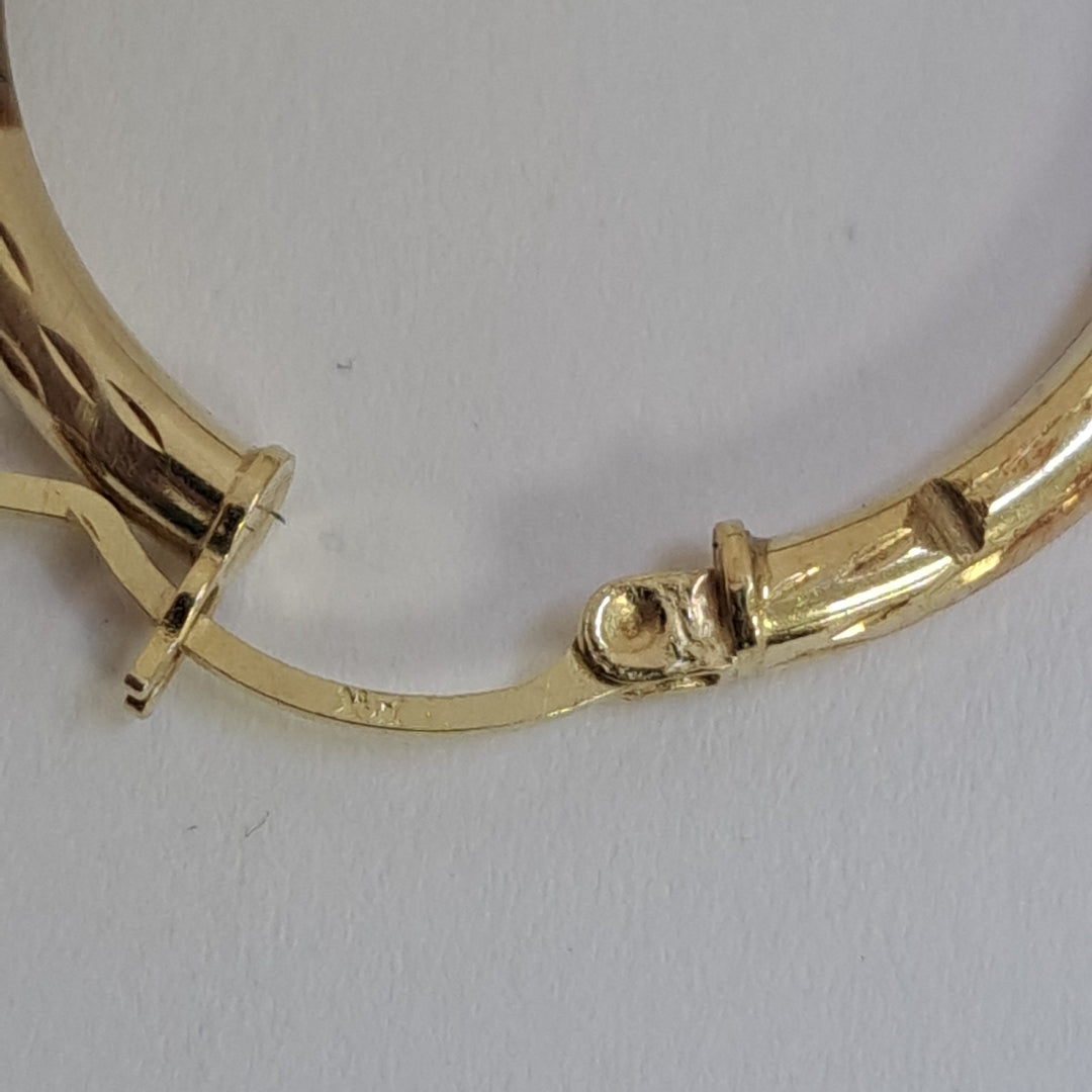 ARRACADAS PAR ORO 14 K 3 GRMS (SEMINUEVO)