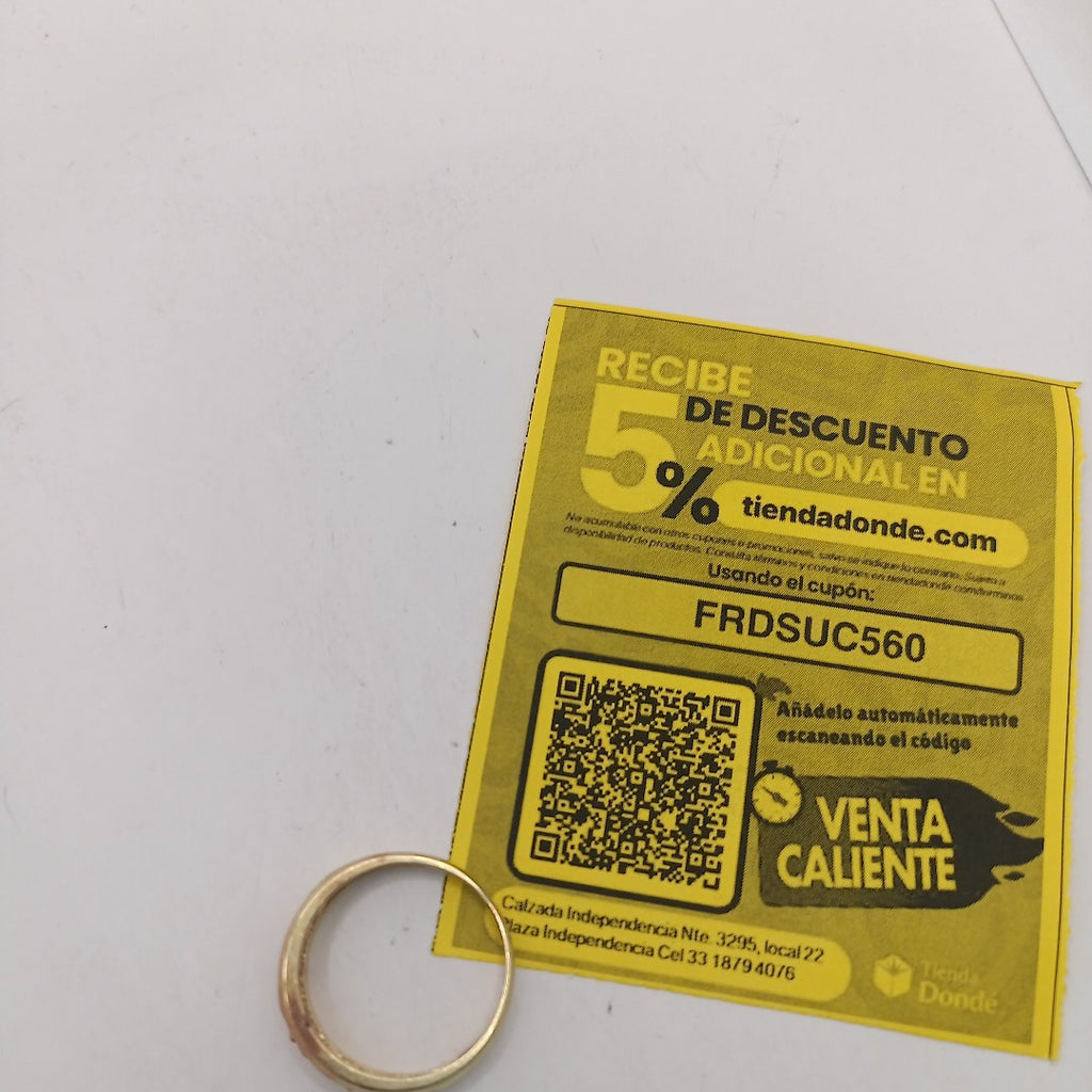 ANILLITO ORO 10 K 5,10 GRMS (SEMINUEVO)