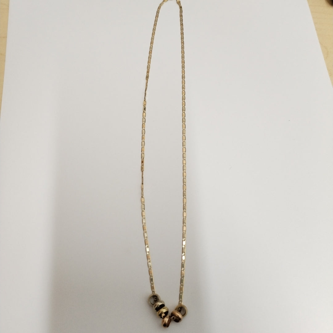 CADENA ORO, ORO COMBINADO 14 K 4.1 GRMS (SEMINUEVO)