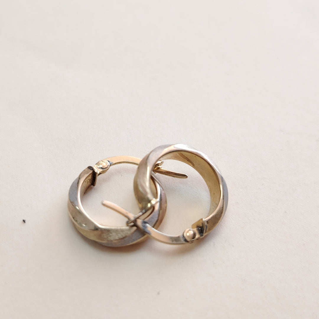 ARRACADAS PAR ORO 14 K 1,30 GRMS (SEMINUEVO)