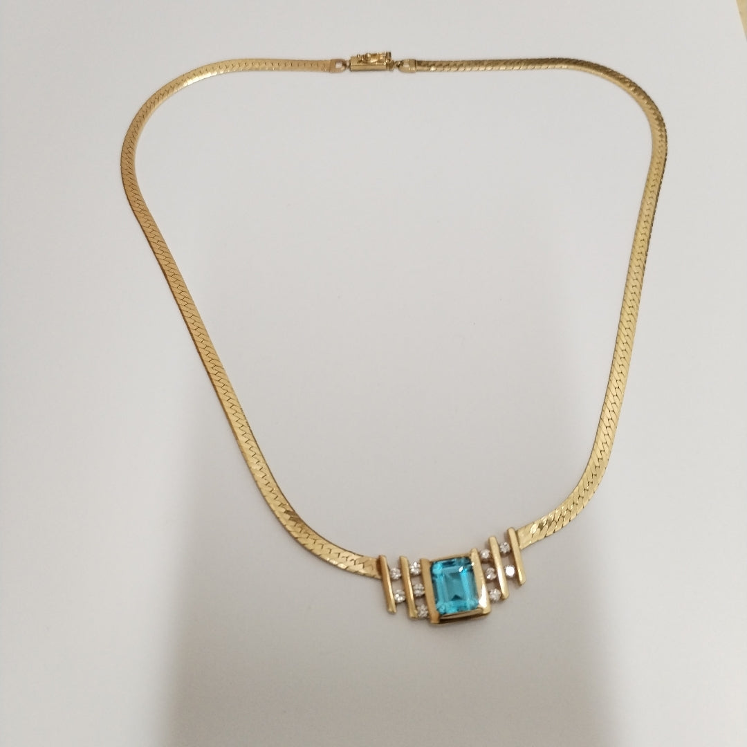 GARGANTILLA ORO 14 K 18.4 GRMS (SEMINUEVO)