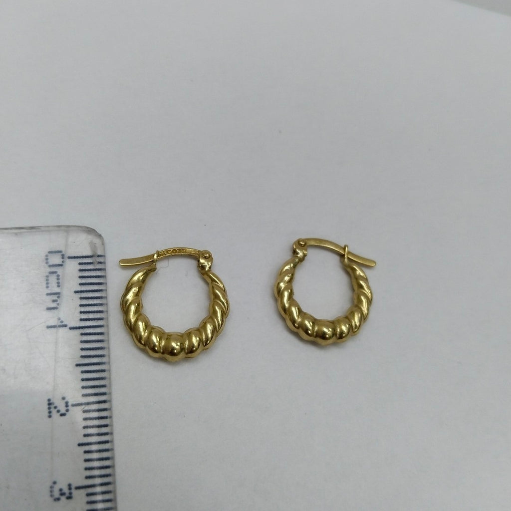 ARRACADAS PAR ORO 10 K 1.2 GRMS (SEMINUEVO)