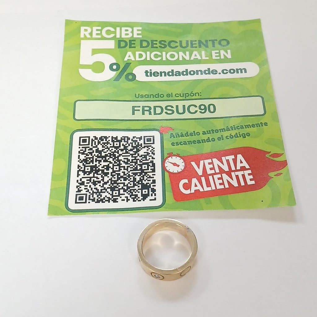 ANILLO ORO 14 K 7 GRMS (SEMINUEVO)