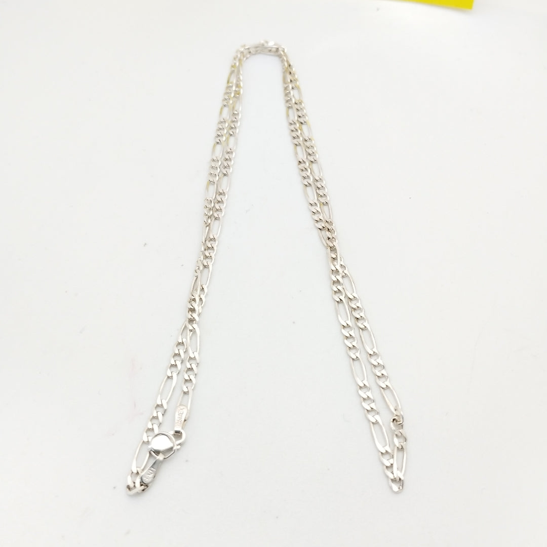 CADENA TEJIDO 3X1 PLATA .925 55 CM 7.7 GR (NUEVO)