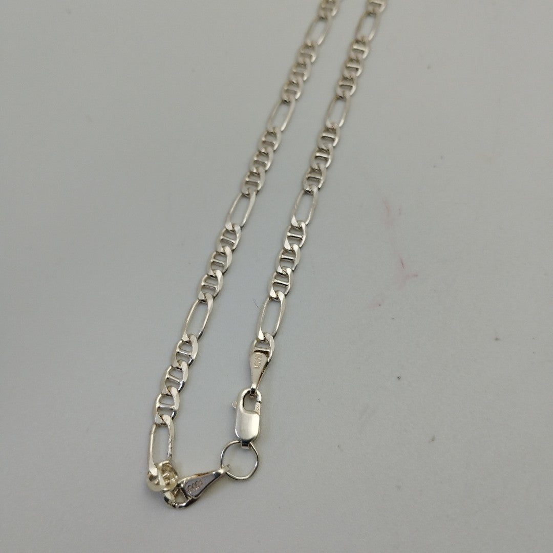 CADENA TEJIDO 3X1 PLATA .925 60 CM 8.5 GR (NUEVO)