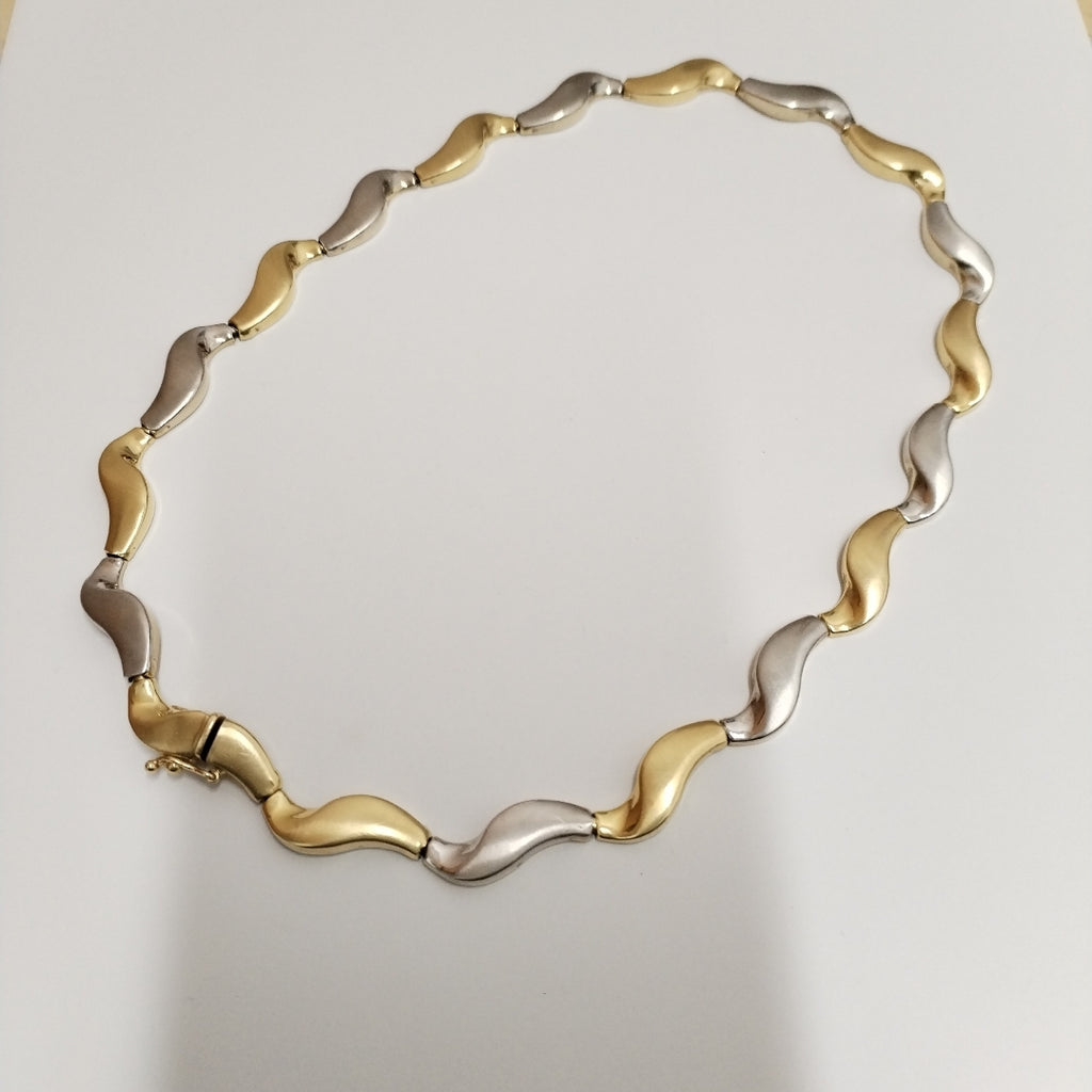 GARGANTILLA ORO COMBINADO 14 K 21.2 GRMS (SEMINUEVO)