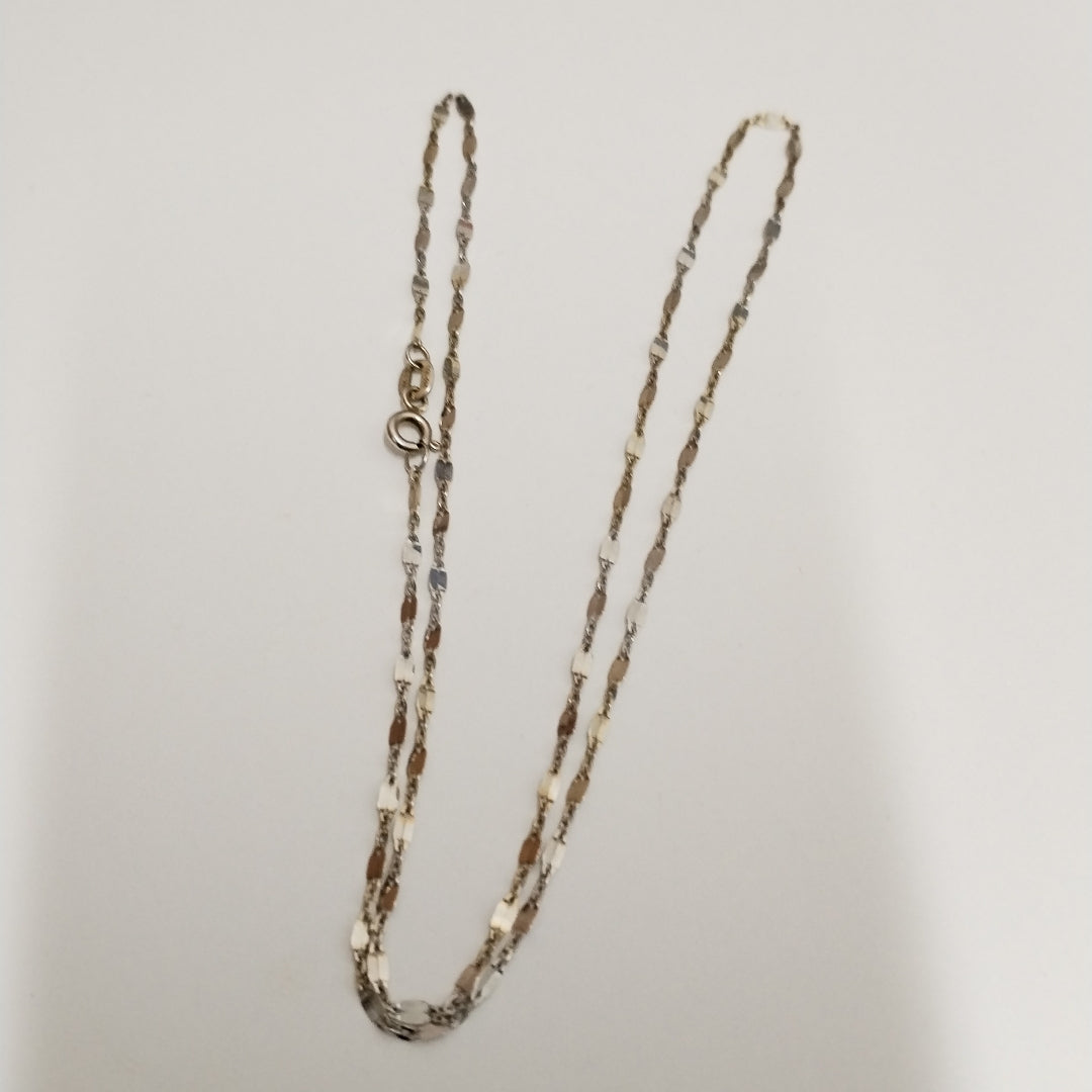 CADENA ORO, ORO COMBINADO 10 K 1.5 GRMS (SEMINUEVO)