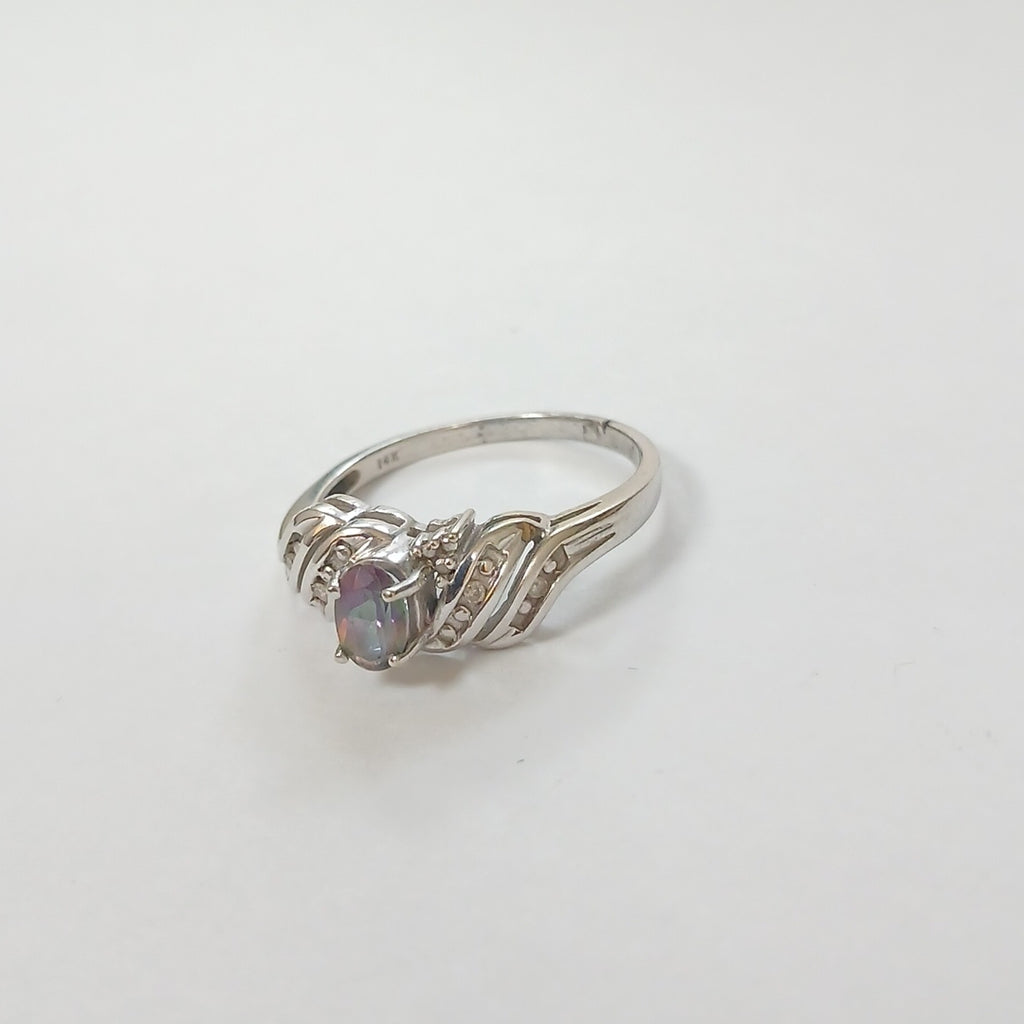 ANILLITO ORO BLANCO 14 K 4,10 GRMS (SEMINUEVO)