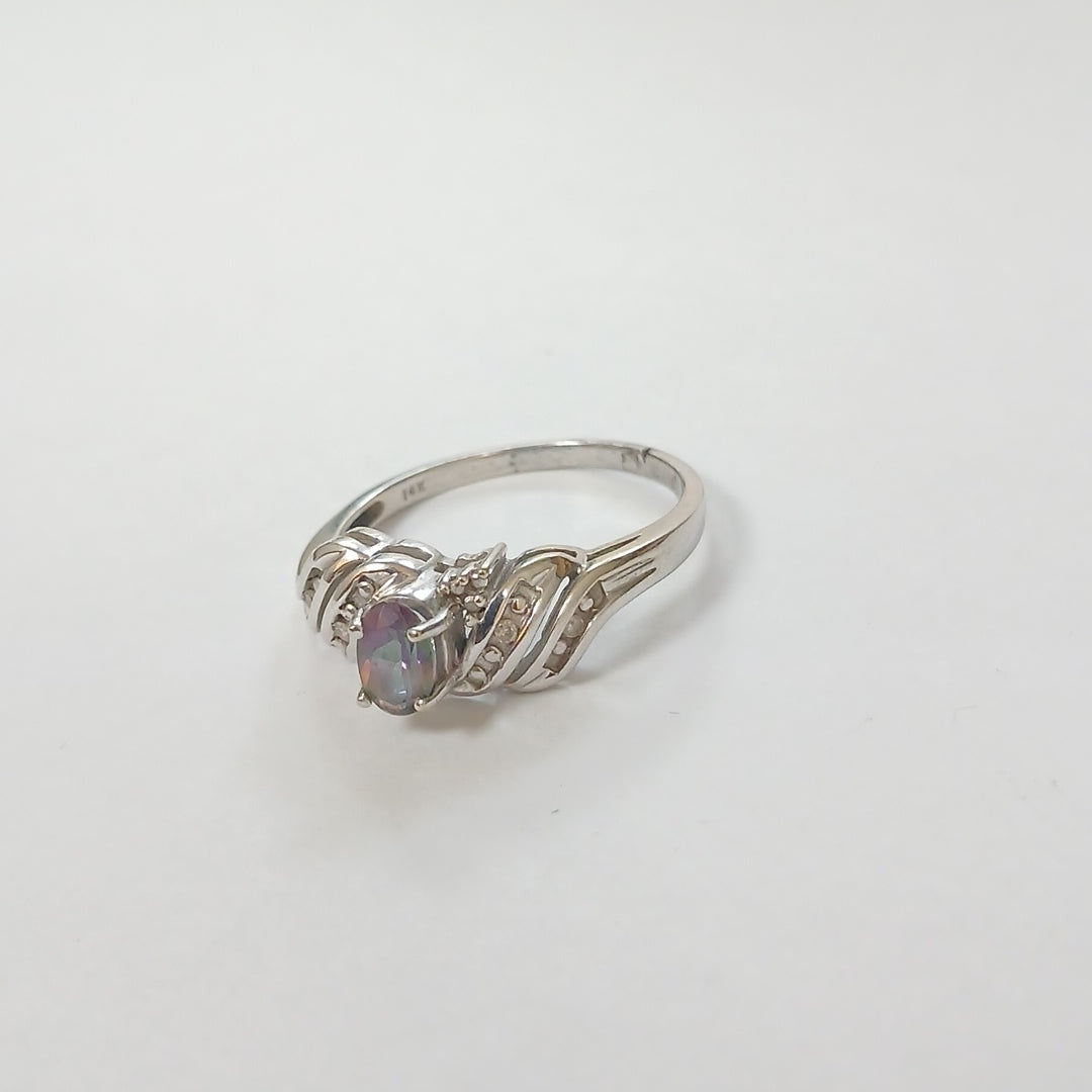 ANILLITO ORO BLANCO 14 K 4,10 GRMS (SEMINUEVO)