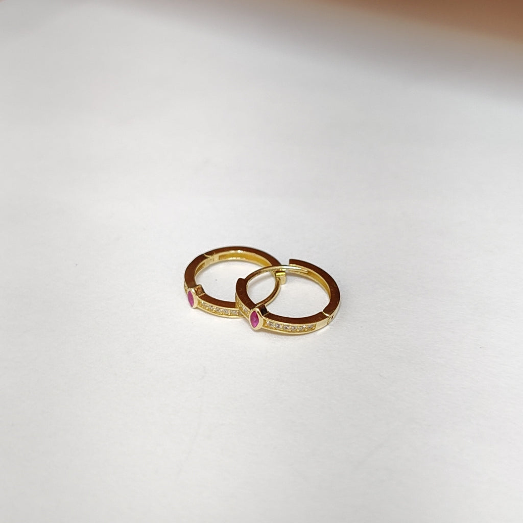 ARRACADAS PAR ORO 14 K 2.1 GRMS (SEMINUEVO)