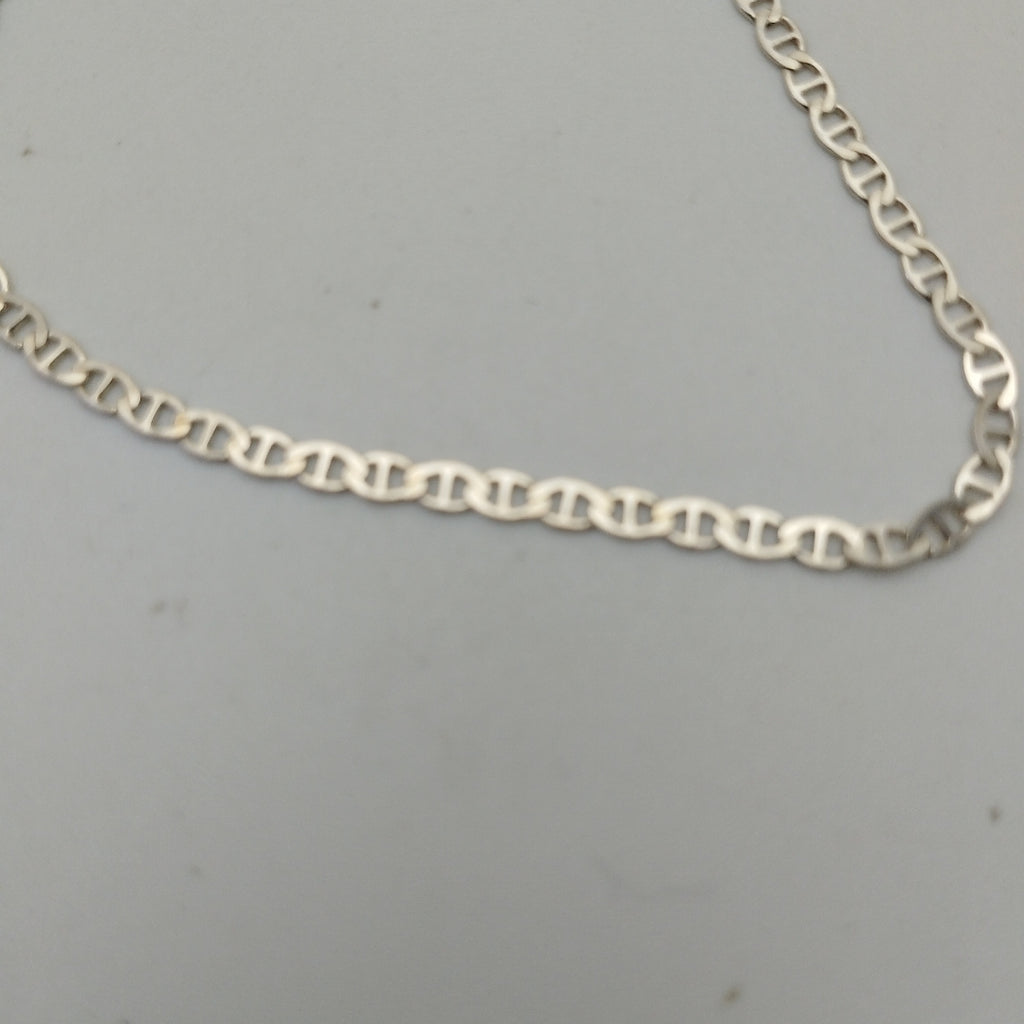 CADENA TEJIDO GUCHI PLATA .925 60 CM 4 GR (NUEVO)