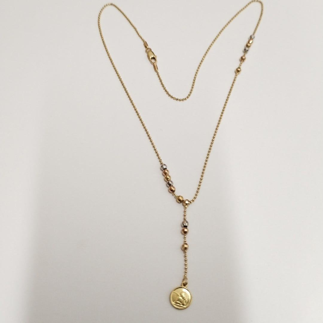 GARGANTILLA ORO, ORO COMBINADO 14 K 4.1 GRMS (SEMINUEVO)