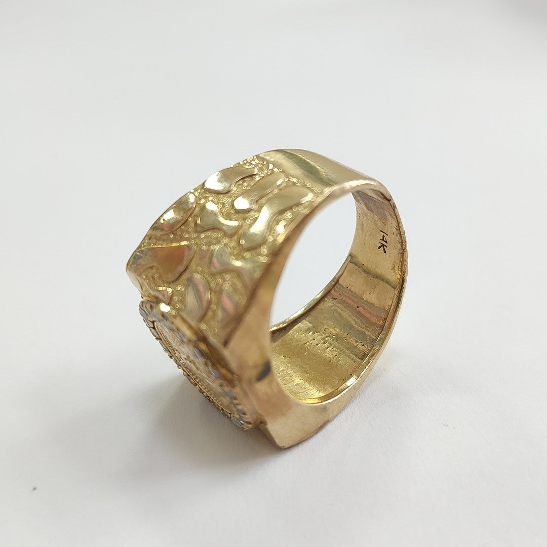 ANILLO ORO 14 K 13.8 GRMS (SEMINUEVO)