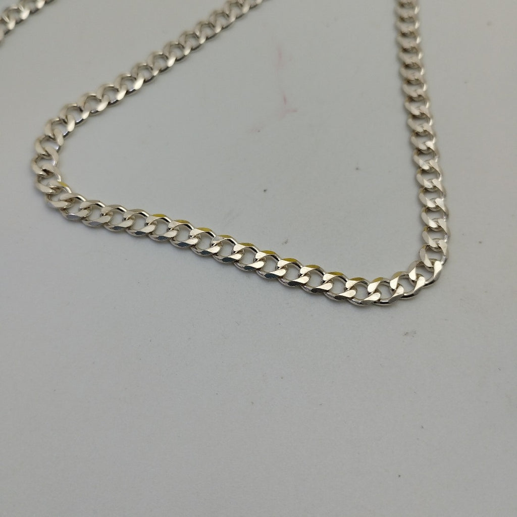 CADENA TEJIDO BARBADO PLATA .925 60 CM 13.7 GR (NUEVO)