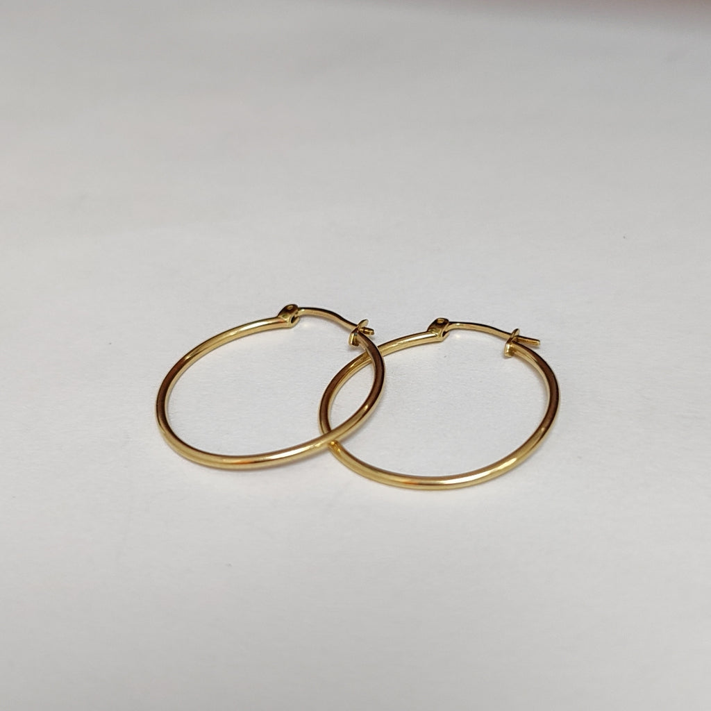 ARRACADAS PAR ORO 14 K 2.4 GRMS (SEMINUEVO)