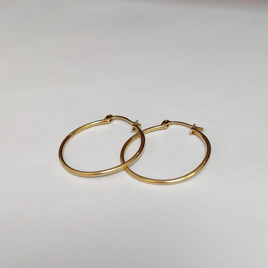 ARRACADAS PAR ORO 14 K 2.4 GRMS (SEMINUEVO)