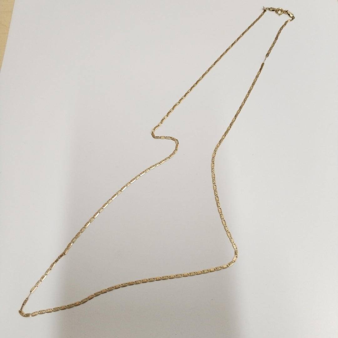 CADENA ORO, ORO COMBINADO 14 K 2.7 GRMS (SEMINUEVO)