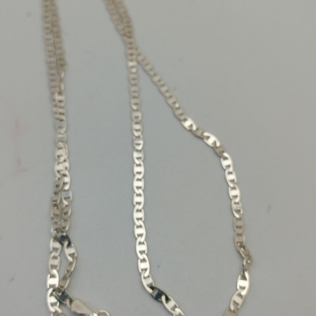 CADENA TEJIDO ESPEJO PLATA .925 55 CM 3.9 GR (NUEVO)