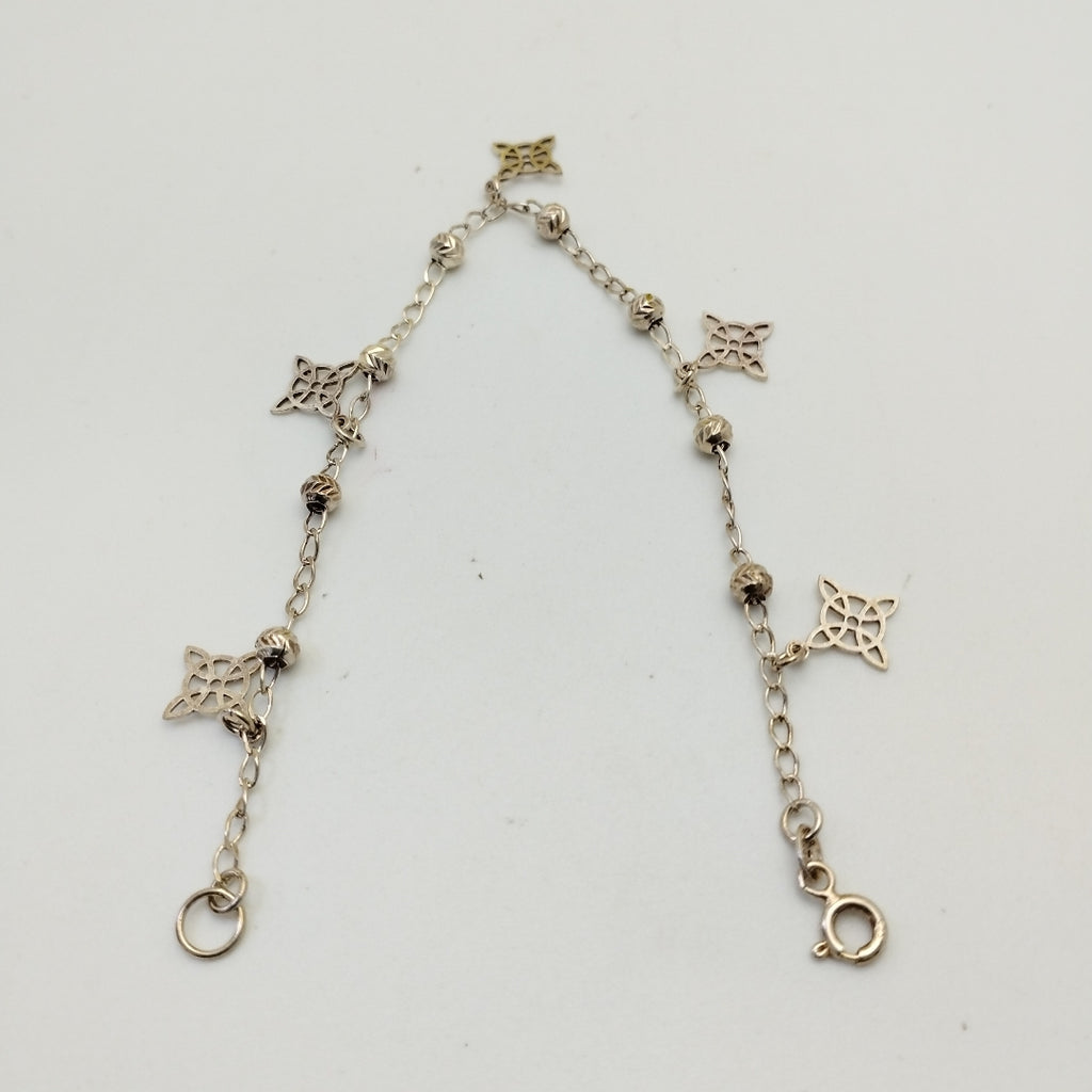 PULSERA TEJIDO ESPECIAL PLATA .925 18 CM 3.1 GR (NUEVO)