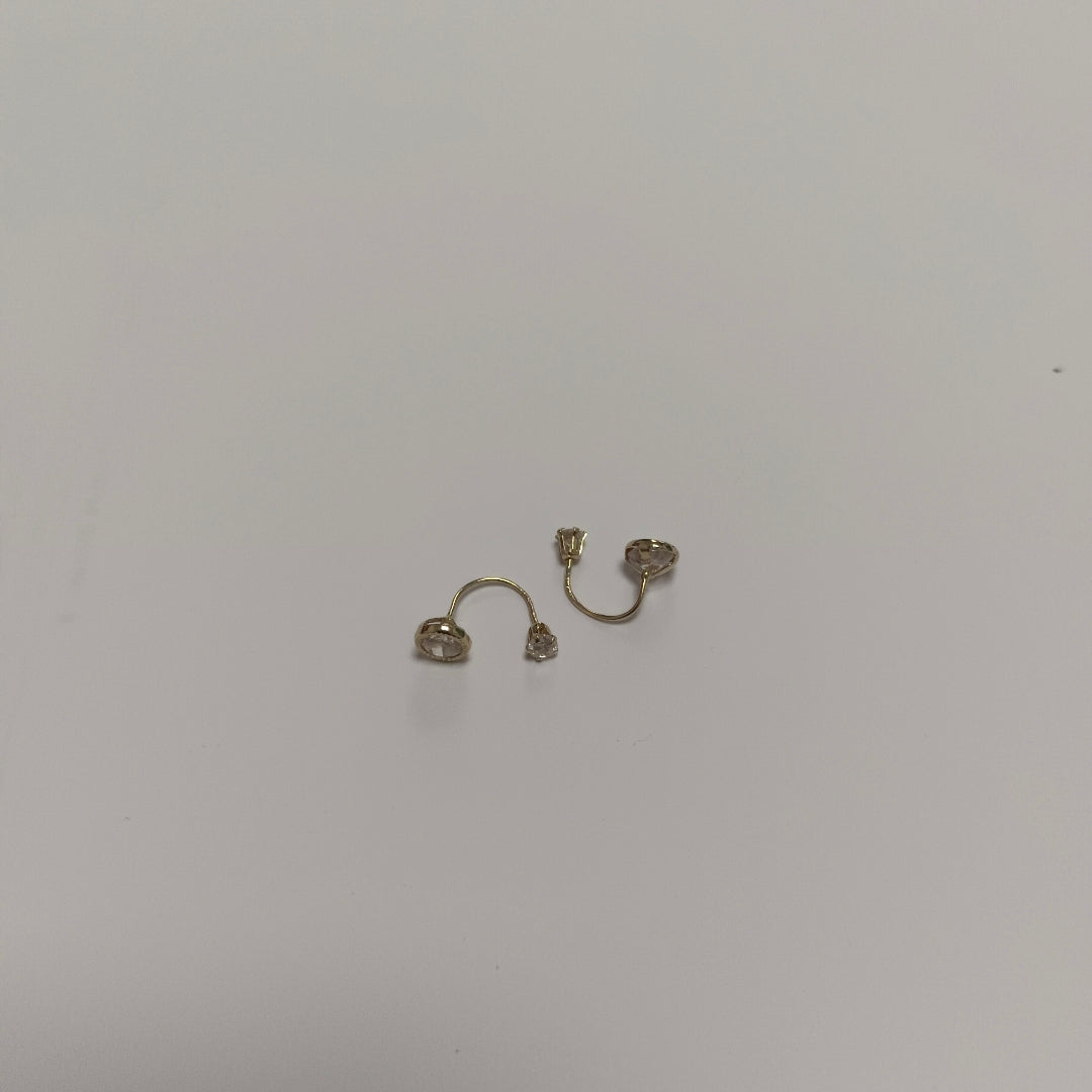 ARETES PAR ORO 10 K 0.7 GRMS (SEMINUEVO)
