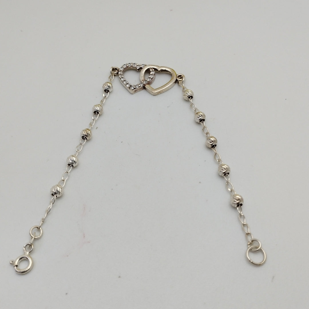 PULSERA TEJIDO TEJIDO ESPECIAL PLATA .925 18 CM 4 GR (NUEVO)