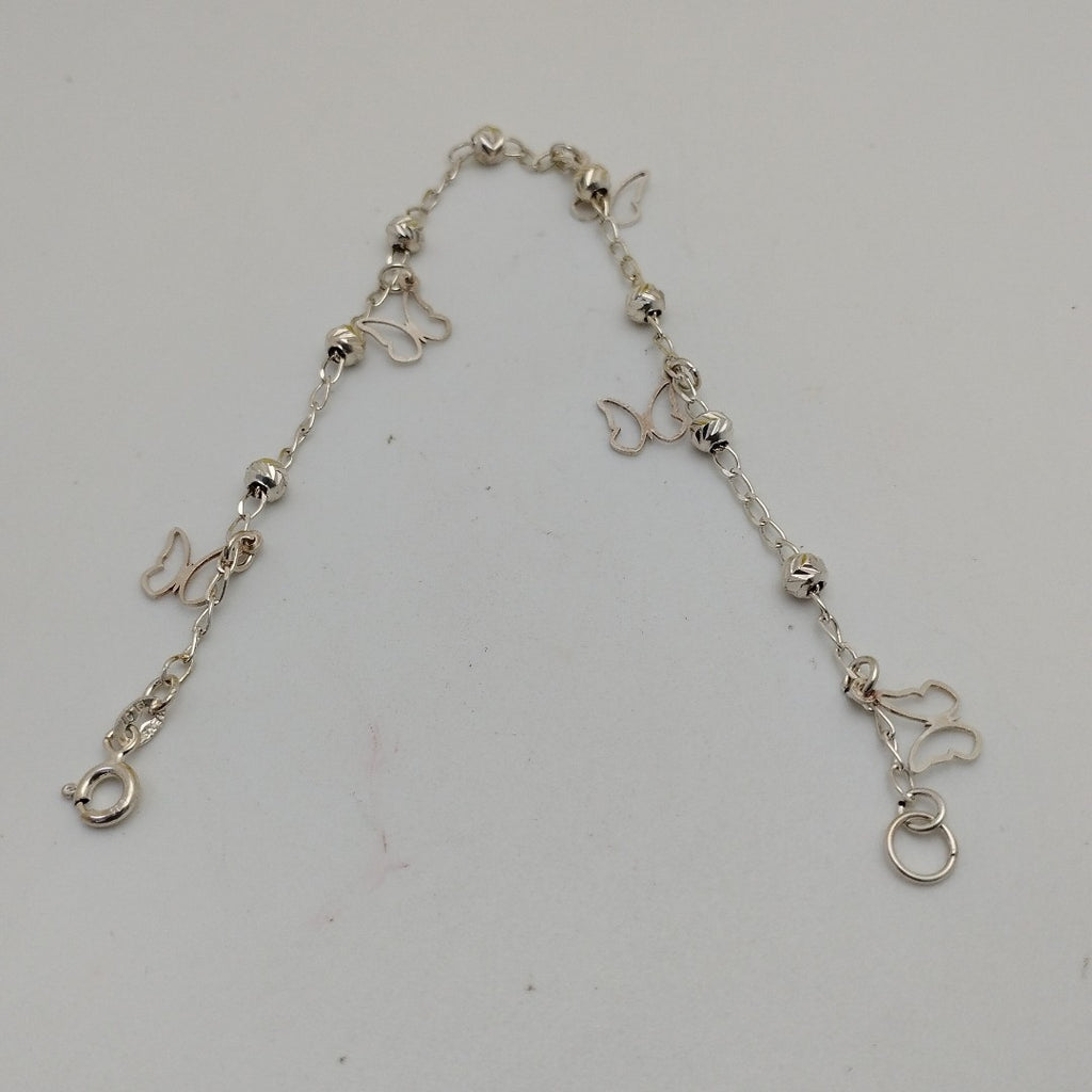 PULSERA TEJIDO ESPECIAL PLATA .925 18 CM 2.8 GR (NUEVO)