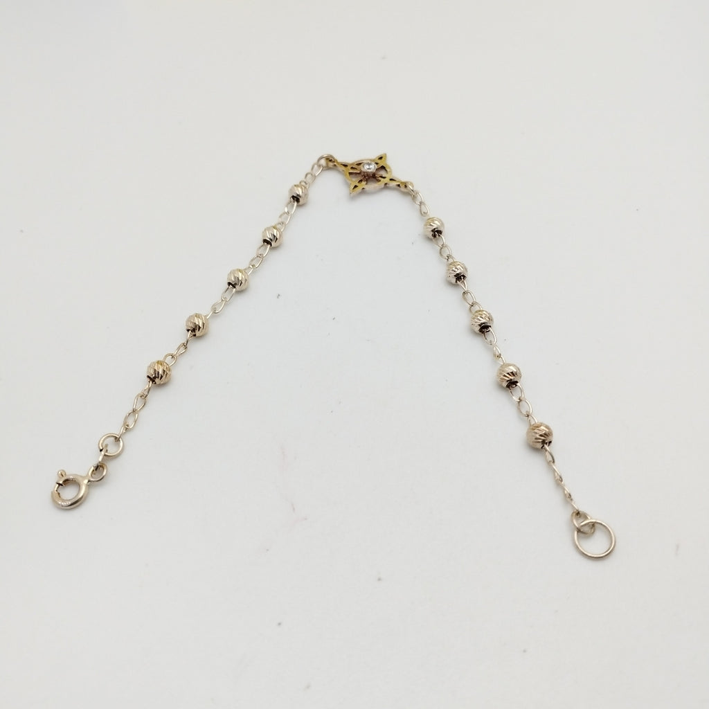 PULSERA TEJIDO ESPECIAL PLATA .925 18 CM 2.8 GR (NUEVO)