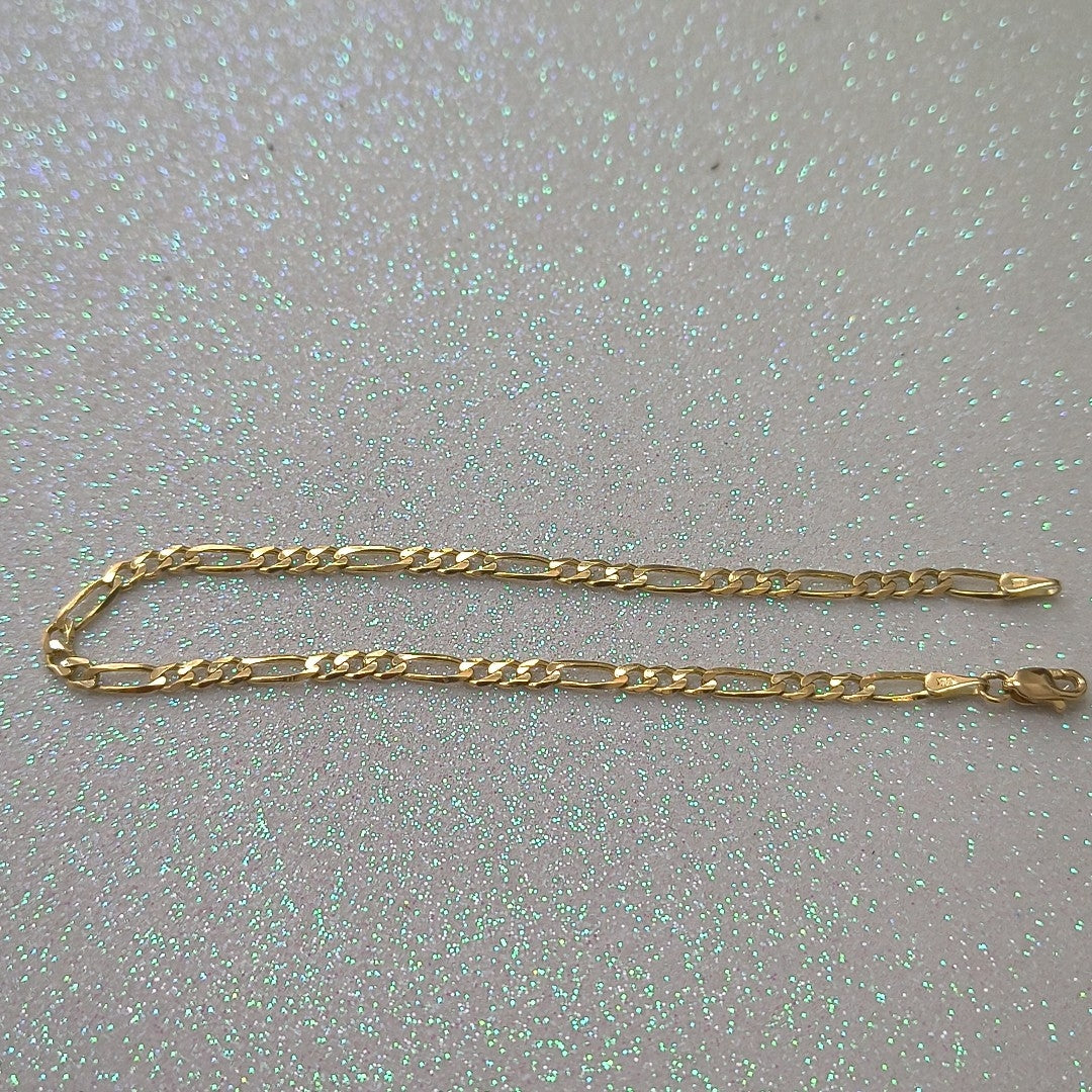 PULSERAS 3X1 ORO 14K 21 CM 3.3 GR (NUEVO)