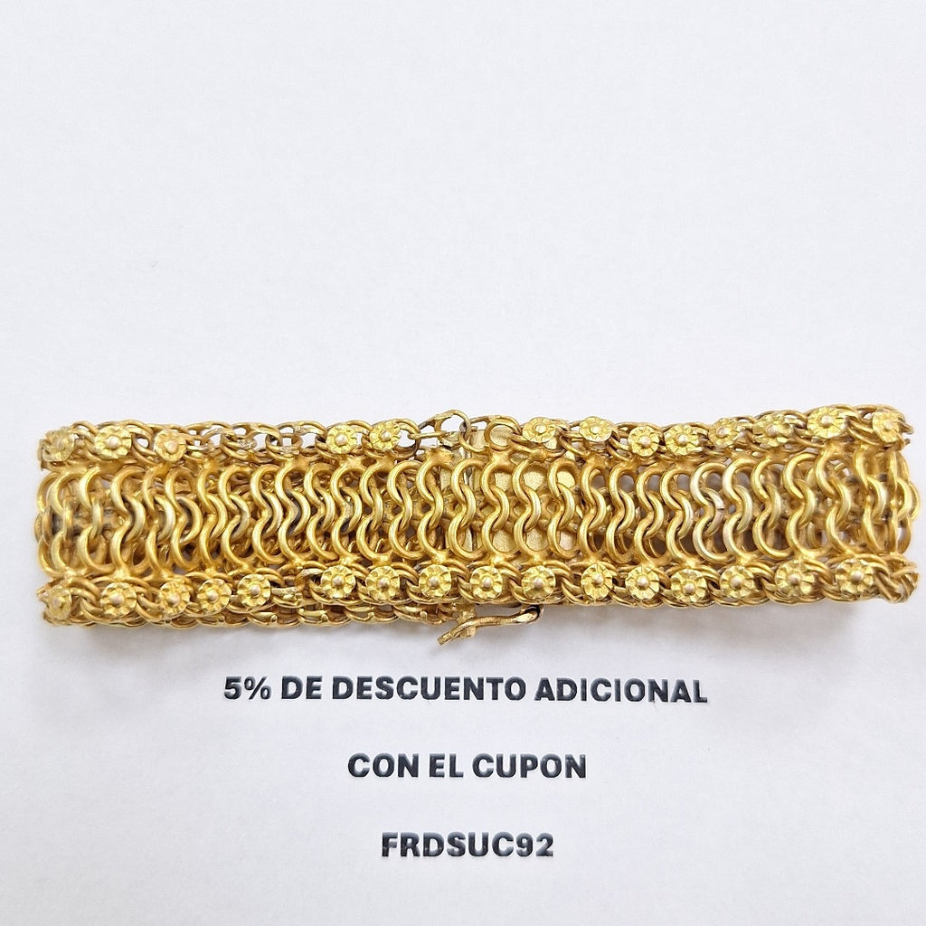 PULSERA ORO 8 K 35.6 GRMS (SEMINUEVO)