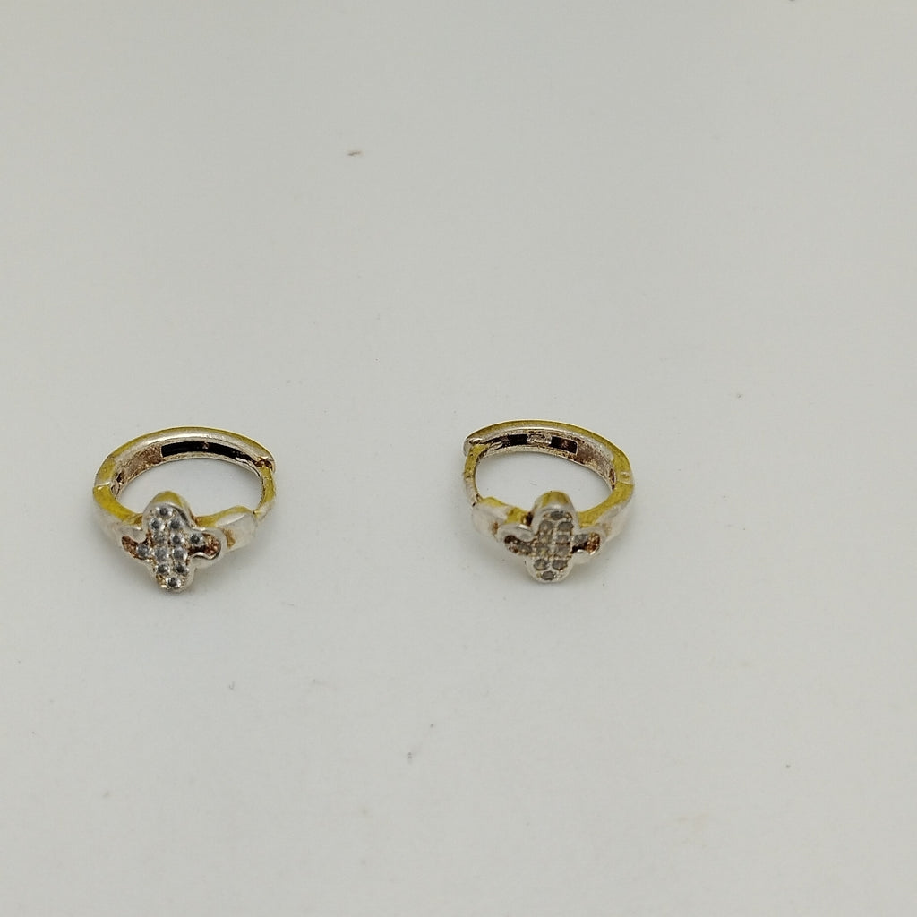 ARRACADAS C/CIRCONIAS PLATA .925 1.8 GR (NUEVO)