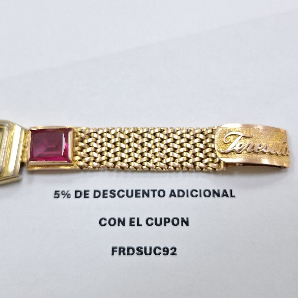 RELOJ CAJA ACERO PULSO ORO ORO 10 K 35,60 GRMS (SEMINUEVO)