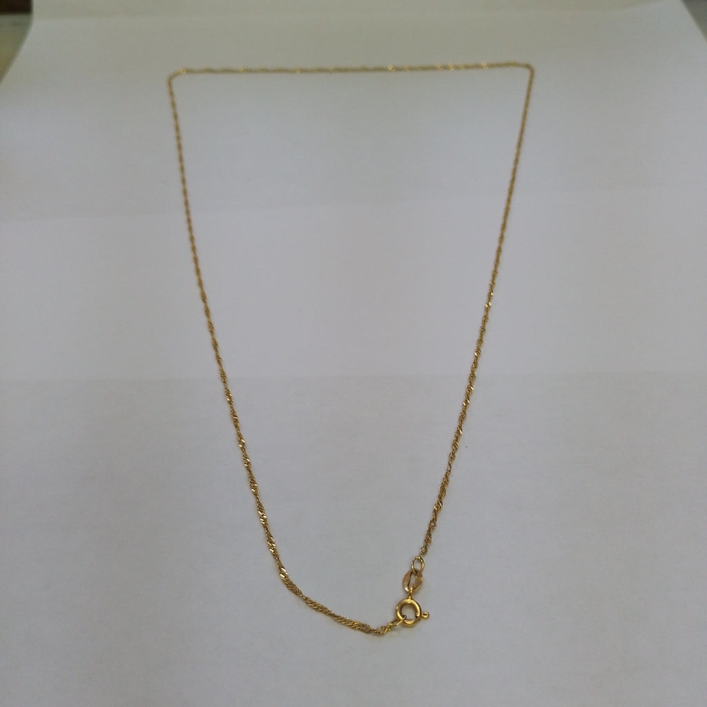 CADENA ORO 18 K 2.6 GRMS (SEMINUEVO)