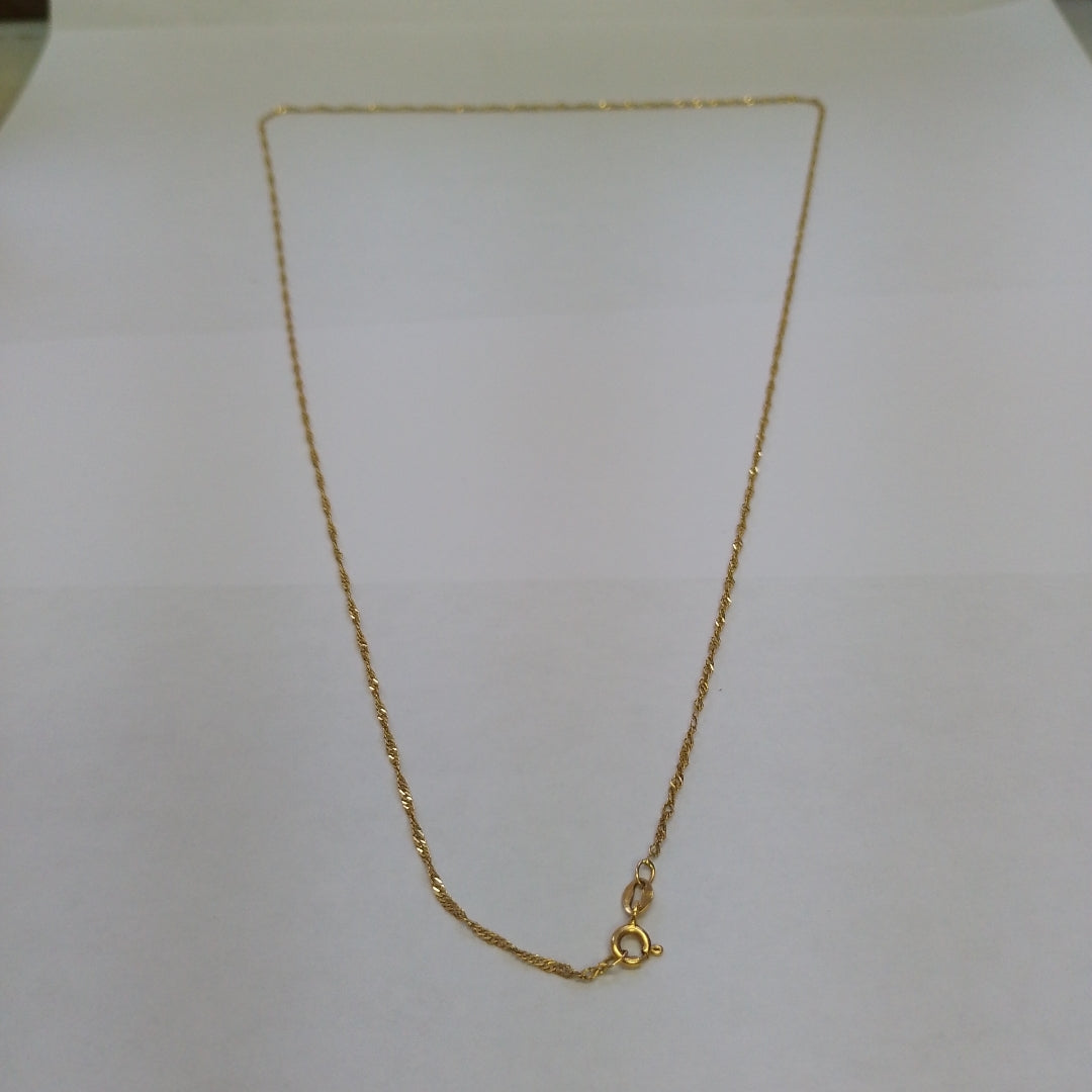 CADENA ORO 18 K 2.6 GRMS (SEMINUEVO)