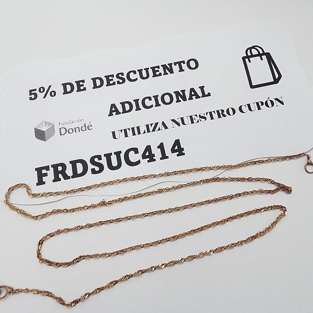 CADENA ORO 10 K 1.1 GRMS (SEMINUEVO)