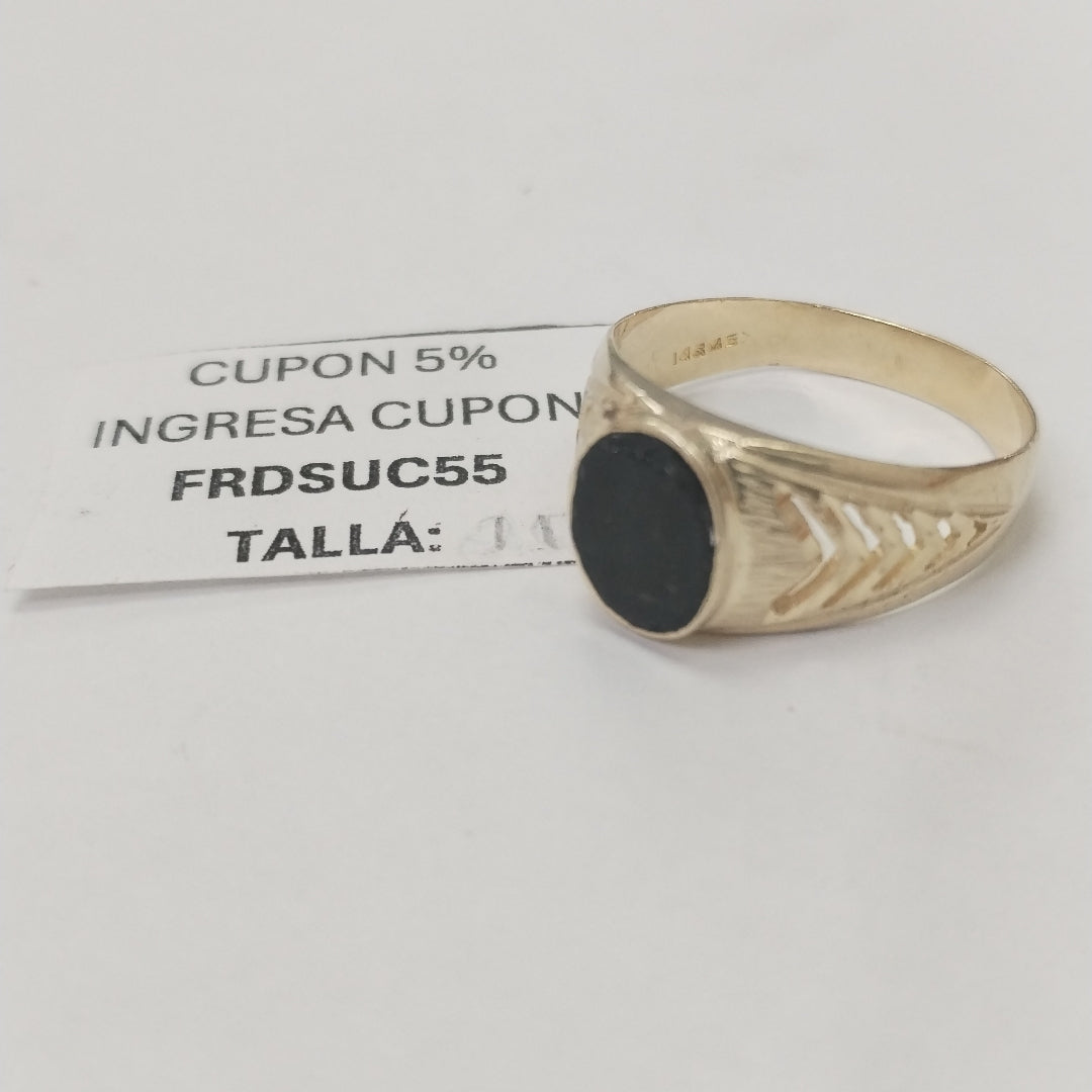 ANILLO ORO 14 K 4.3 GRMS (SEMINUEVO)