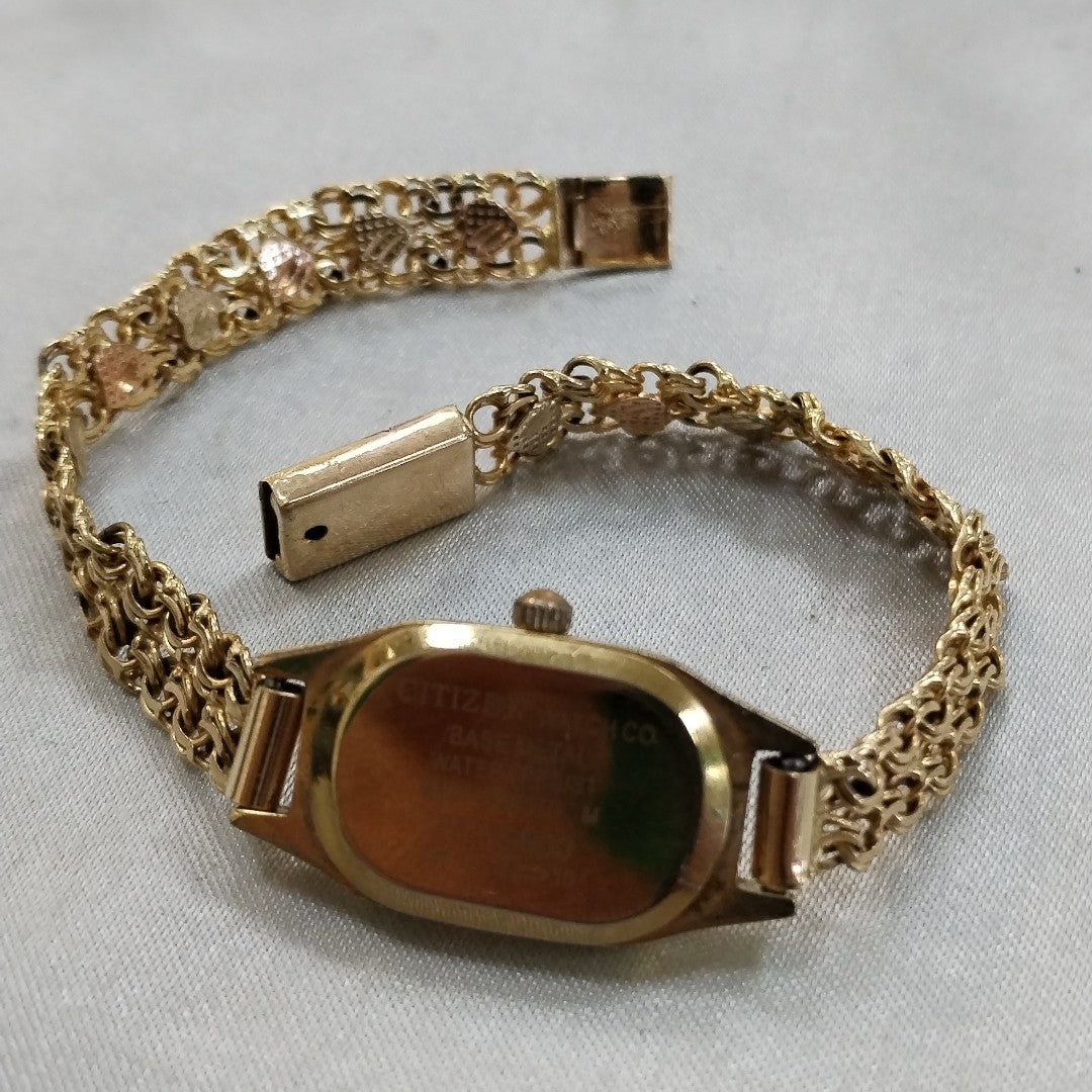 RELOJ CAJA ACERO PULSO ORO ORO 10 K 15,40 GRMS (SEMINUEVO)