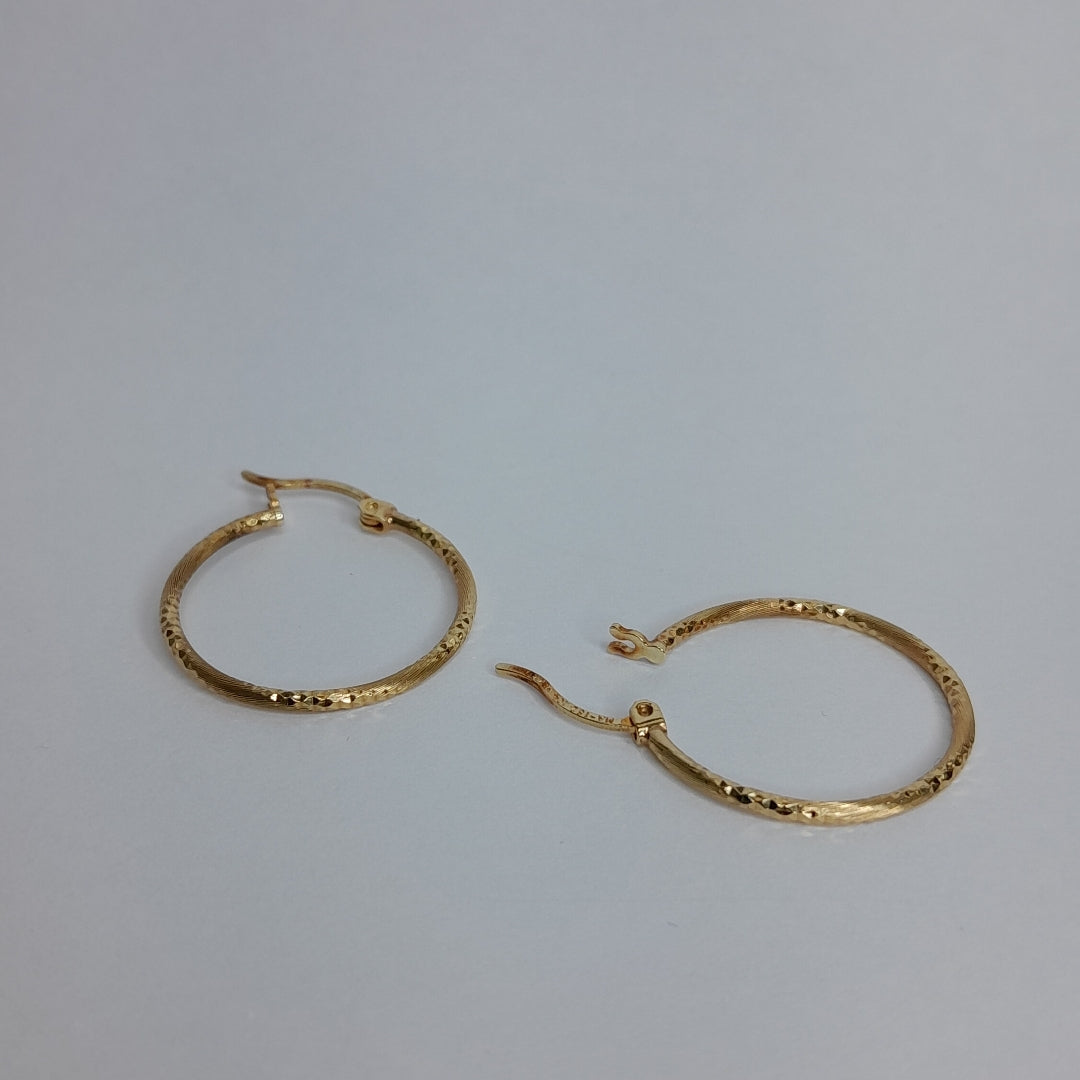 ARRACADAS PAR ORO 10 K 1.2 GRMS (SEMINUEVO)