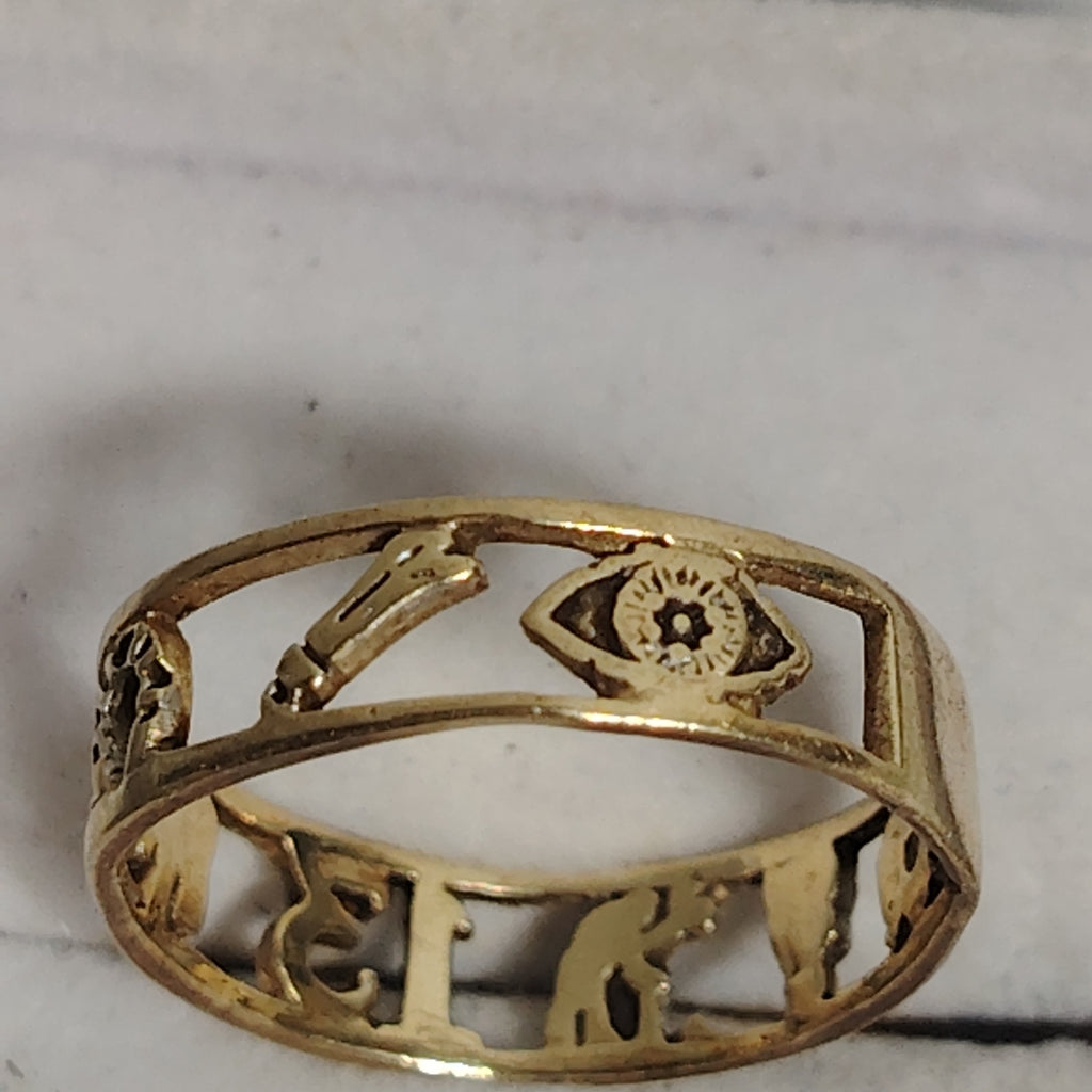 ARGOLLA DE LA SUERTE ORO 14 K 1,90 GRMS (SEMINUEVO)