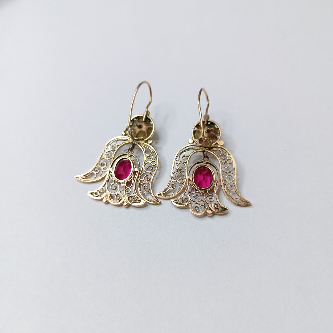 ARETES PAR ORO 8 K 6,70 GRMS (SEMINUEVO)