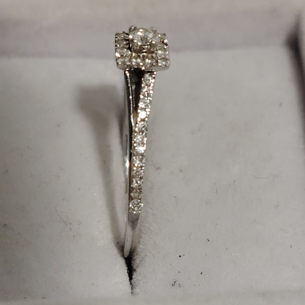 ANILLITO ORO, ORO BLANCO 14 K 1.9 GRMS (SEMINUEVO)