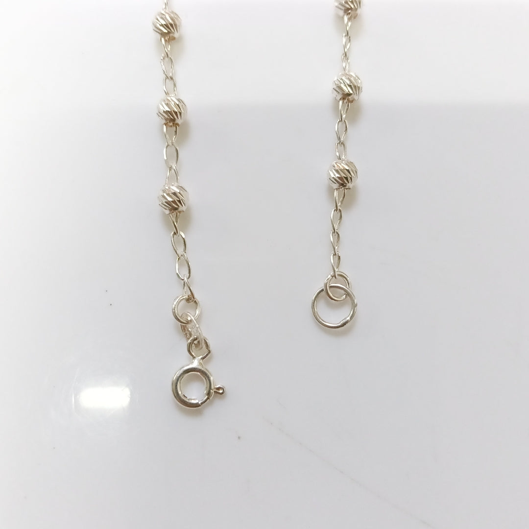 PULSERA TEJIDO TEJIDO ESPECIAL PLATA .925 18 CM 4 GR (NUEVO)