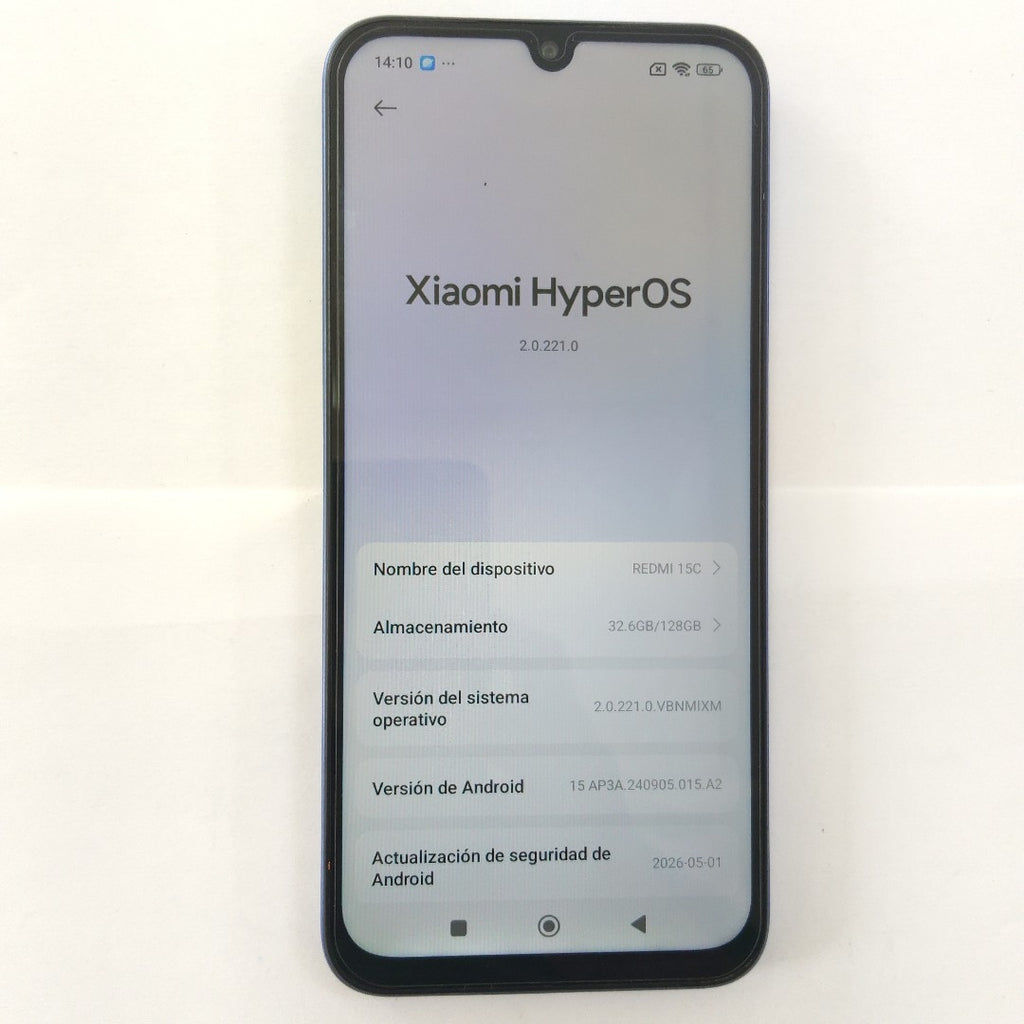 CELULAR XIAOMI REDMI 15C 25078RA3EL (2025) 128 GB 4 GB RAM (SEMINUEVO)