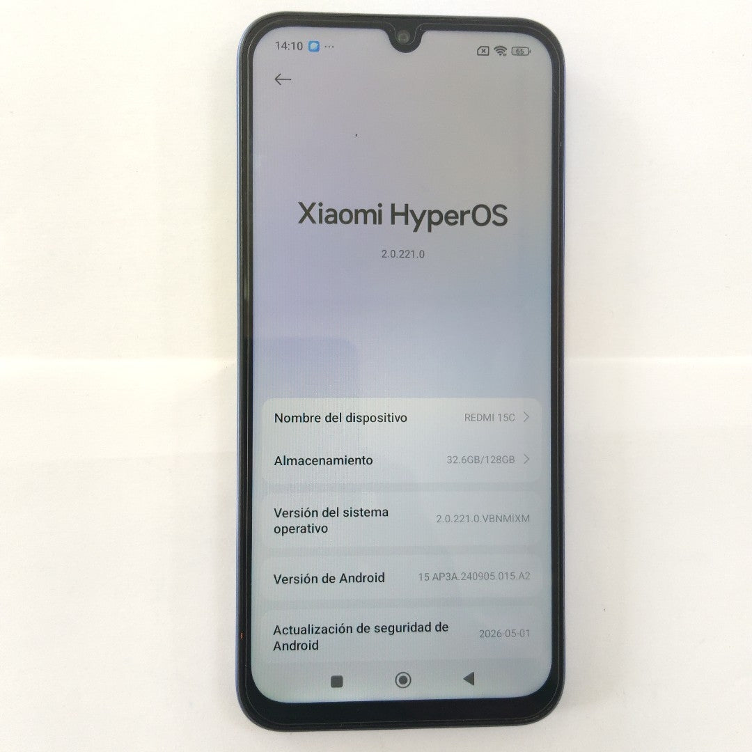 CELULAR XIAOMI REDMI 15C 25078RA3EL (2025) 128 GB 4 GB RAM (SEMINUEVO)