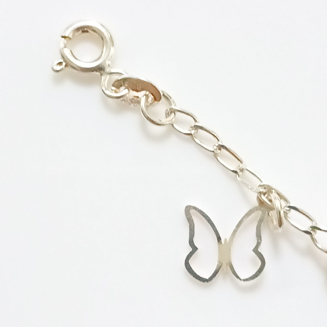 PULSERA TEJIDO ESPECIAL PLATA .925 18 CM 2.8 GR (NUEVO)